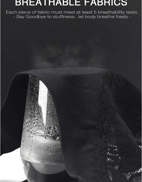 Load image into Gallery viewer, Women'S Thongs Underwear Cotton Seamless Thongs for Women Lace Trim Panties
