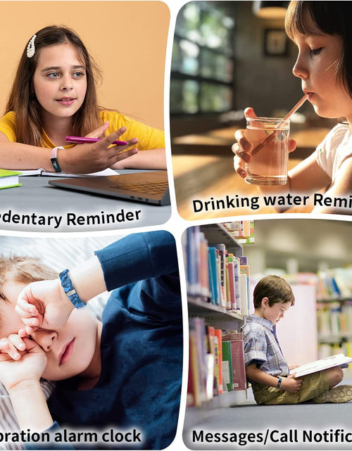 Load image into Gallery viewer, Kids Watch Fitness Tracker, Fitness Watches for Kids, Activity Tracker with Pedometers, Stopwatch, IP68 Waterproof, 11 Sport Modes Smart Watch for Kids Age 6-16 Years Old
