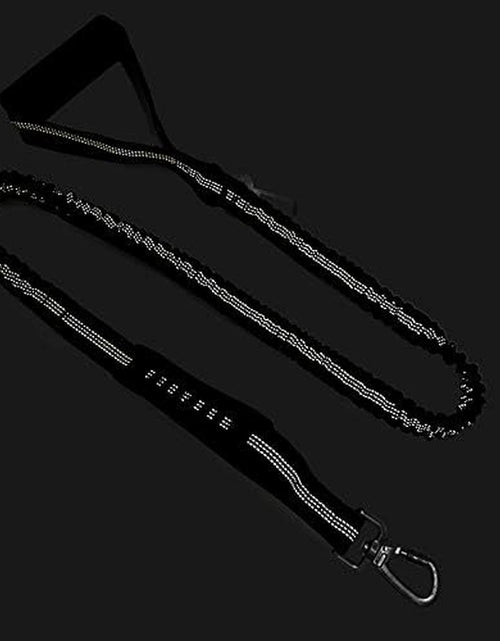 Load image into Gallery viewer, 6FT Highly Reflective Heavy Duty Elastic Bungee Medium and Large Dog Leash Shock Absorbing with Comfortable Padded Handle and Traffic Handle Suitable for Training
