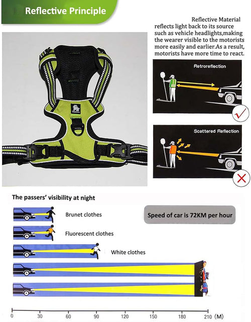 Load image into Gallery viewer, Truelove Adjustable No-Pull Dog Harness Reflective Pup Vest Harnesses Comfortable Control Brilliant Colors Tlh5651(Blue,Xs)
