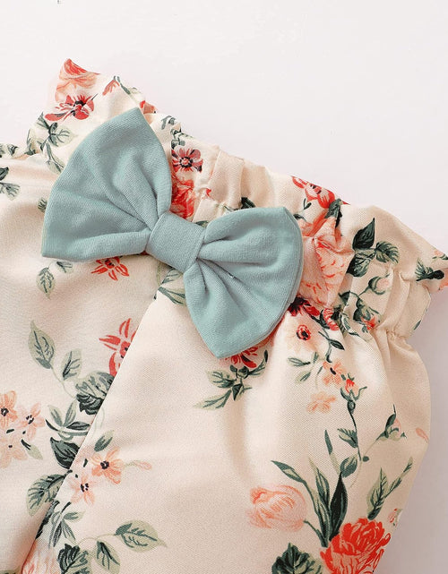 Load image into Gallery viewer, Newborn Infant Baby Girl Clothes Ruffle Romper Toddler Girl Floral Cotton Pant Sets Girls Clothing Outfit
