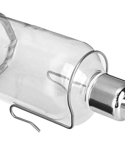 Load image into Gallery viewer, Pet Feeder Automatic Pet Water Dispenser Practical Parrot Water Drinking Feeding Bottle with Stainless Steel Ball Nipple (S)

