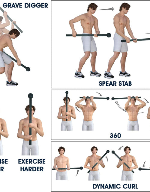 Load image into Gallery viewer, Steel Mace Bell for Strength Training, Support Full Body, Muscles, Shoulder, Grips &amp; Forearms Workouts, Stretching 5, 7, 10, 15, 20, 25, 30 LB for Woman &amp; Man
